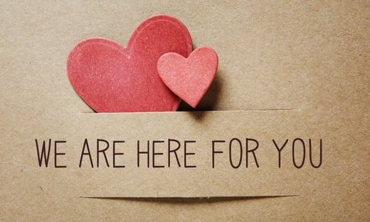 here for you